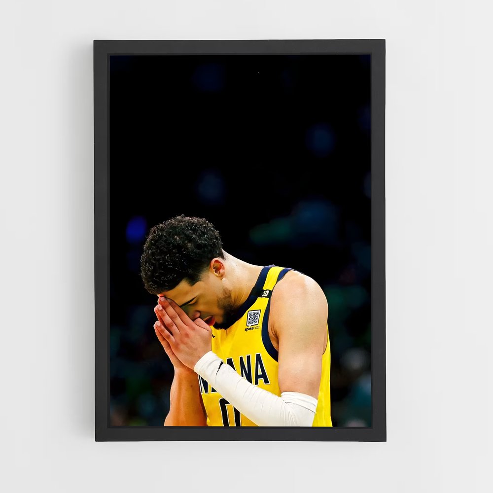 Poster Effort Jaune – affiche Basketball (vue 2)